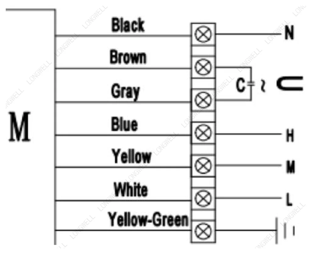 LWFA4E133-092DS-09 Wiring diagram