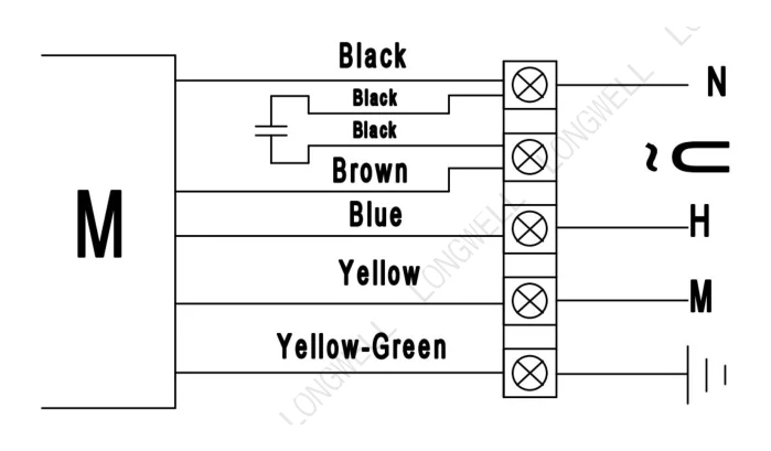 LWFA4E180-092DS-01 Wiring diagram