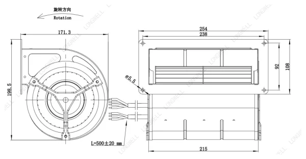 LWFD3G133-092DH-01 product photo