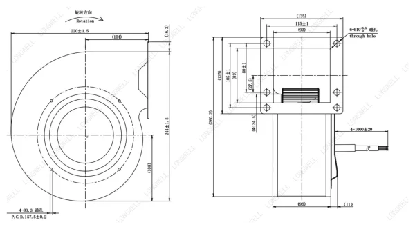 LWFD3G160-092SM-01 product photo