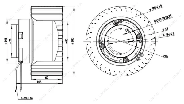 LWFE3G160-092NS-03 product photo