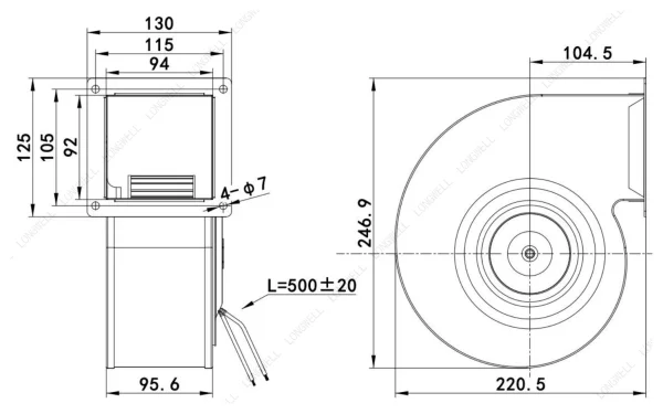 LWFE3G160-092SS-08 product photo