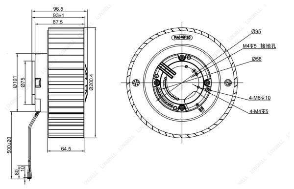 LWFE3G200-102SS-01 product photo