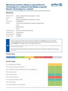 BSCI social compliance audit certificate — LONGWELL certificate