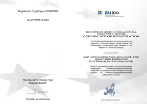 European design patent certificate — LONGWELL certificate